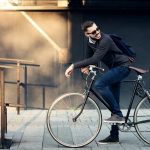 Fahrrad Retro Trend: Ledersattel und Ledergriffe